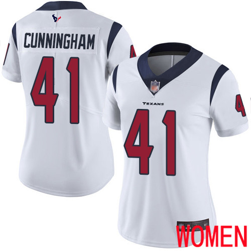 Houston Texans Limited White Women Zach Cunningham Road Jersey NFL Football #41 Vapor Untouchable->youth nfl jersey->Youth Jersey
